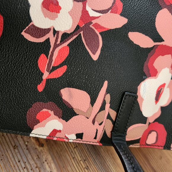 Kate Spade Hawthorne Floral Satchel Handbag Purse - Picture 10 of 13